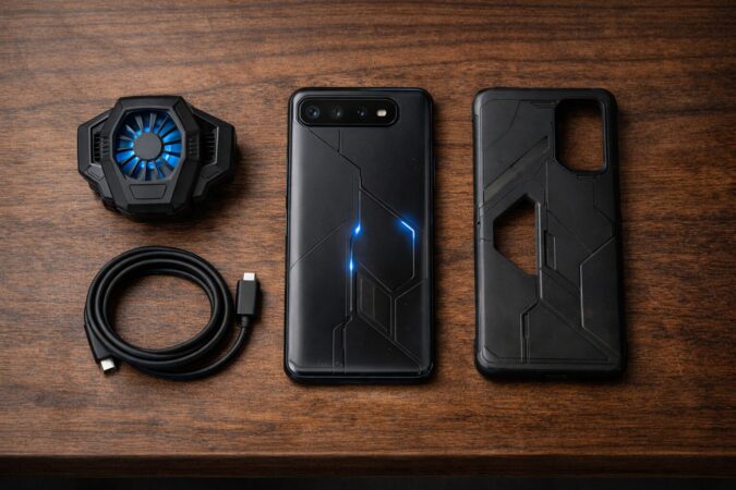 ゲーミングスマホの冷却と保護対策をまとめたアクセサリー構成