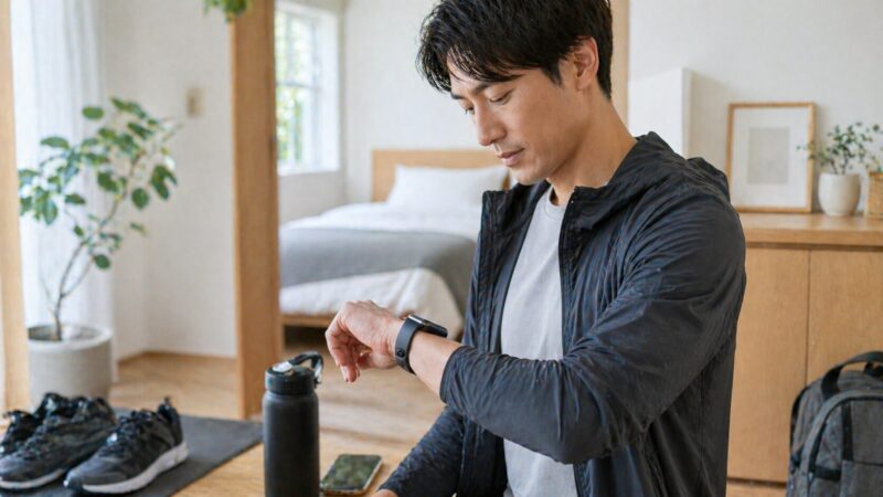 Apple Watch Series 11が向いている健康管理や運動習慣のある人を表したライフスタイル画像