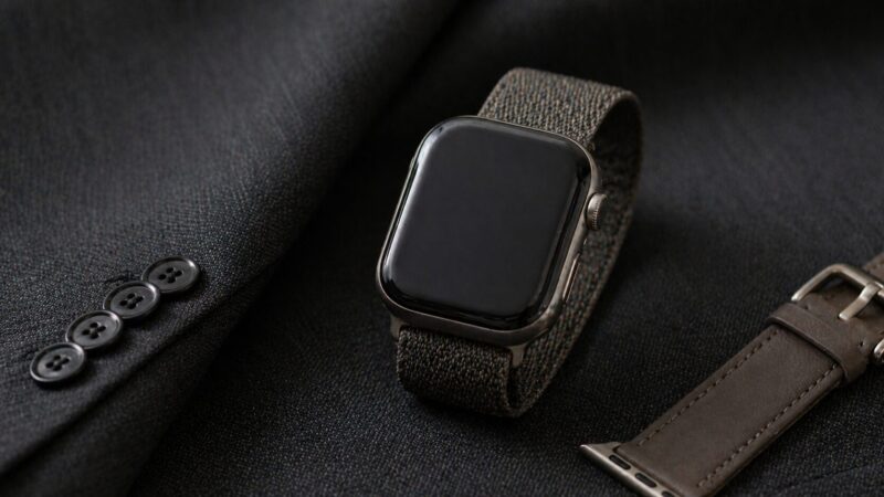 Apple Watch Series 10のチタニウム素材の高級感と価格面の注意点を表す画像