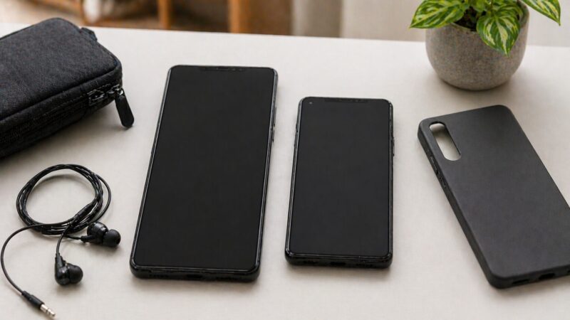 Xperia 1 VIとXperia 5 Vのサイズやカメラ性能や使いやすさを比較するイメージ