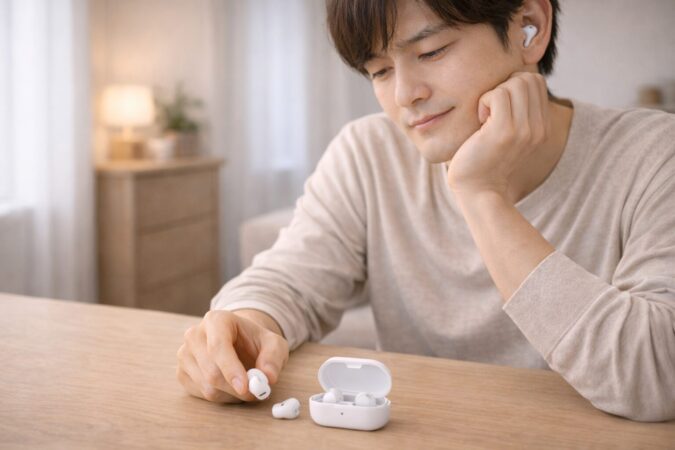 COTSUBU以外のASMR向けイヤホン候補を比較検討するイメージ