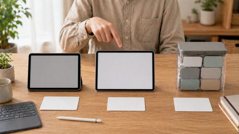 iPad第10世代と現行iPadのどちらを選ぶべきか結論を整理するイメージ