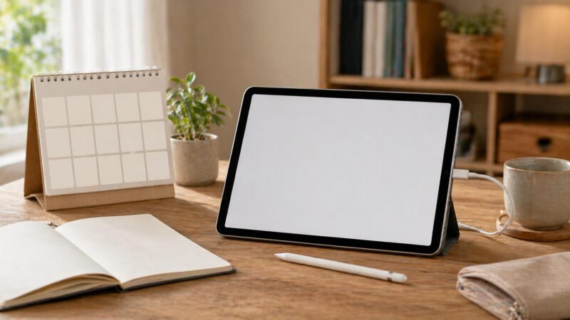 iPad第10世代を動画視聴や学習用途で長く使うイメージ