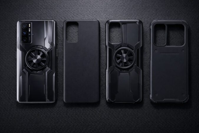 薄さや放熱性や操作性を重視したスマホケース選びを表現する文字なしの比較画像