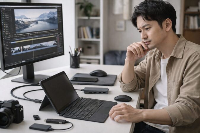 拡張性や高負荷作業の向き不向きを考える2in1 PCの作業環境イメージ