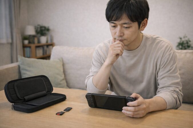 初めてSwitch2を買う人が本体と周辺機器の優先順位を考えるイメージ