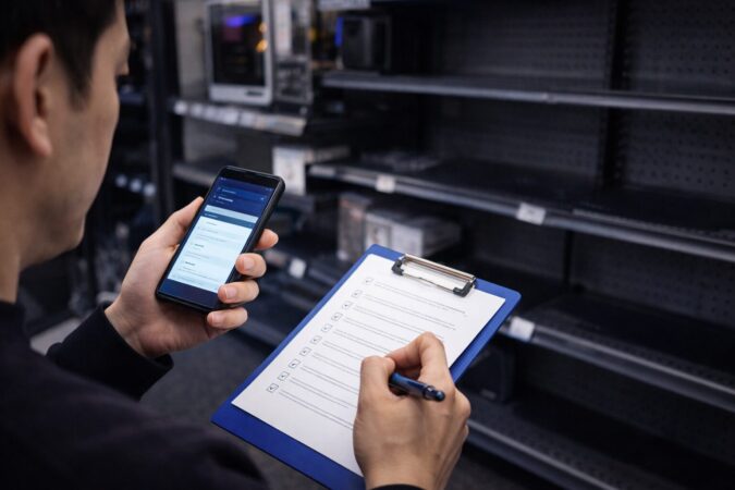 売り切れ時に保証や販売条件を確認する購入判断イメージ