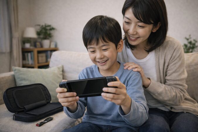 子供にSwitch2が向くかを家庭利用の視点で考える親子のイメージ