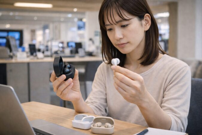 翻訳イヤホンの品質やサポートを比較して選ぶ日本人女性