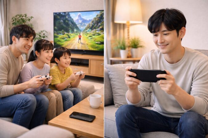 Switch2本体を買うべき人の使い方を表した利用シーンのイメージ