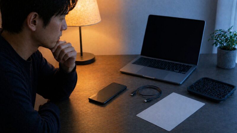 Xperia 1 IVのアップデート後も発熱が完全解決ではないことを示すスマホ検証イメージ