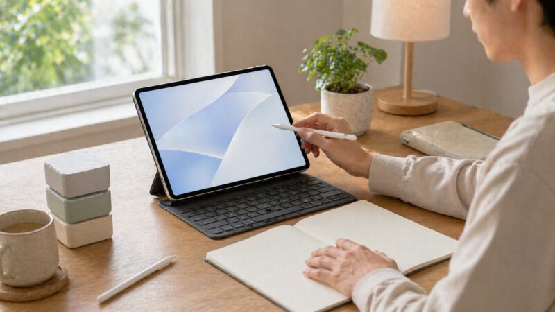 新品で長く使うなら現行iPadを選ぶ判断を表すイメージ