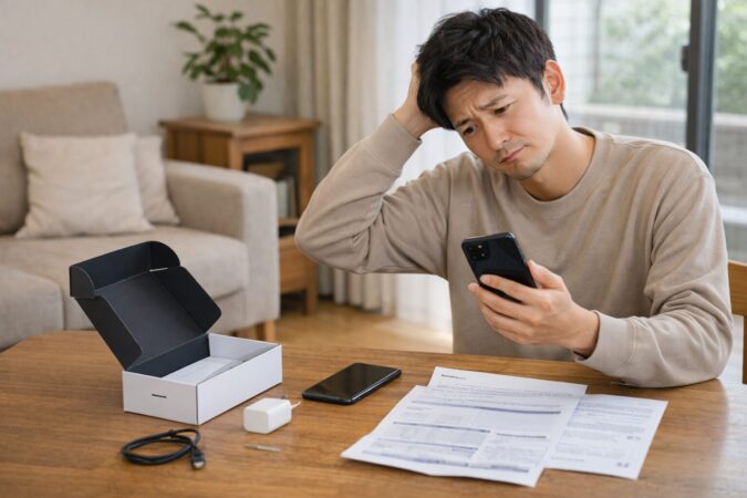 格安スマホ購入後の初期不良や保証対応に悩む日本人ユーザー