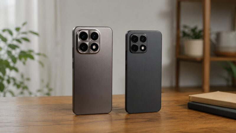 Xiaomi 15T ProとXiaomi 15Tの違いを比較するスマートフォンイメージ