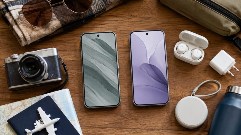 Pixel 9とPixel 10の世代差や使い方の違いを比較するスマートフォン画像