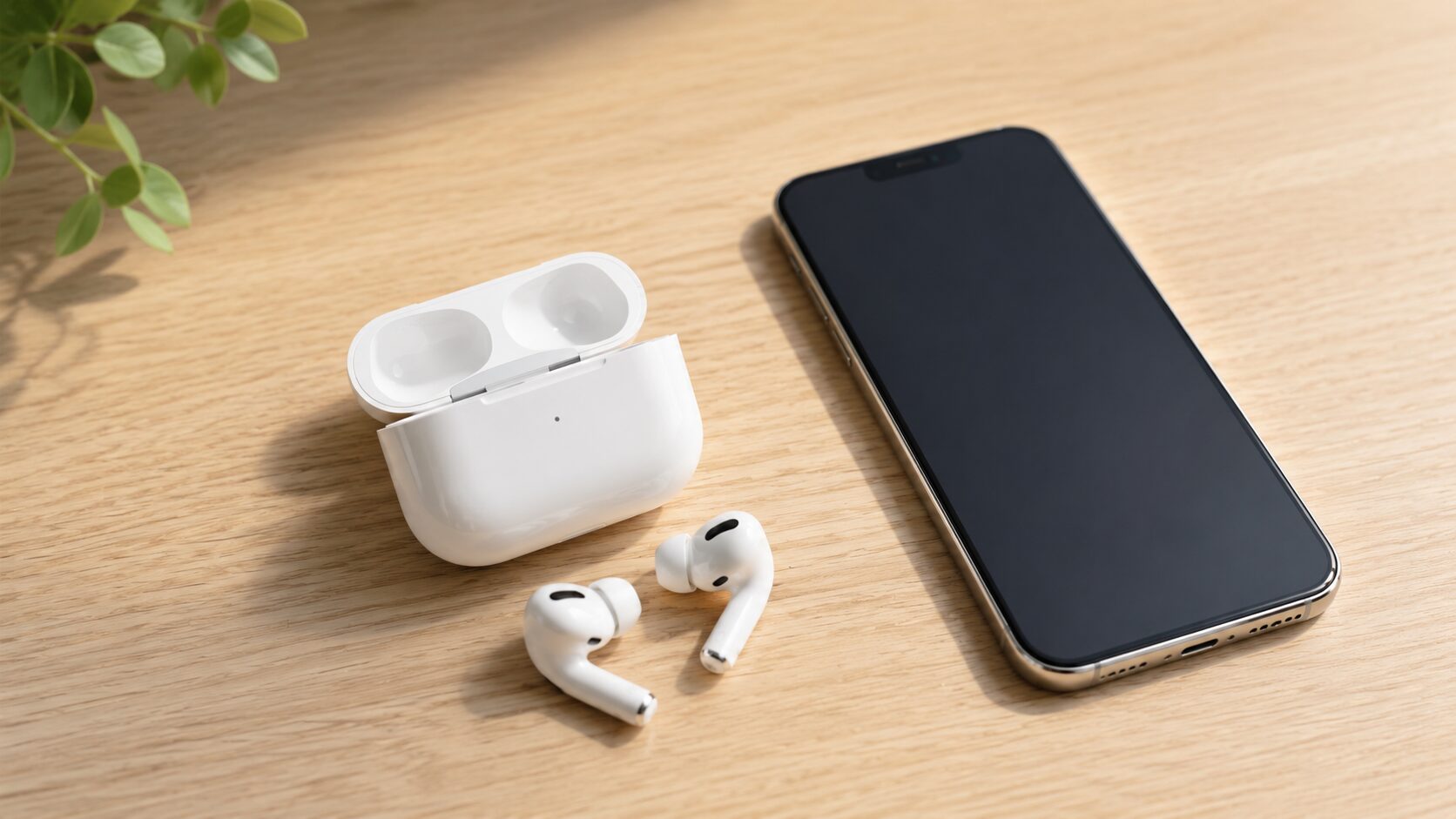 AirPods Pro 3風イヤホンとスマートフォンを並べたレビュー記事向けアイキャッチ画像