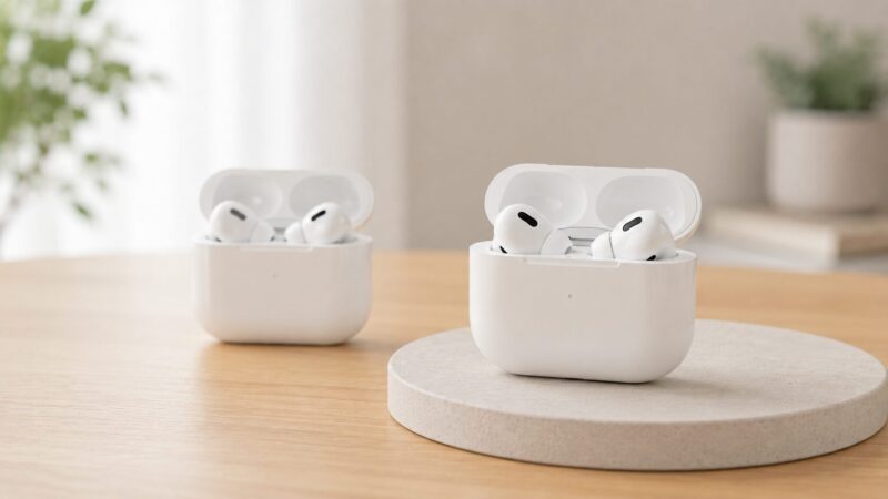 AirPods Pro3とAirPods Pro2を比較するイメージ