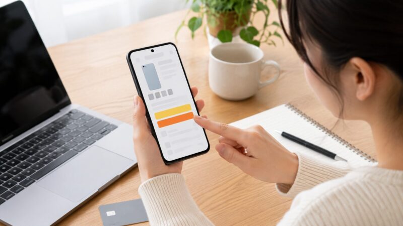 POCO M8 5Gを通販で購入する前に価格や在庫を確認するイメージ