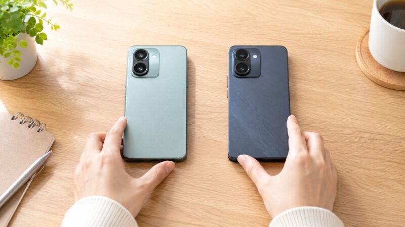 POCO M8 5GとM7 Proの違いを比較して選ぶイメージ