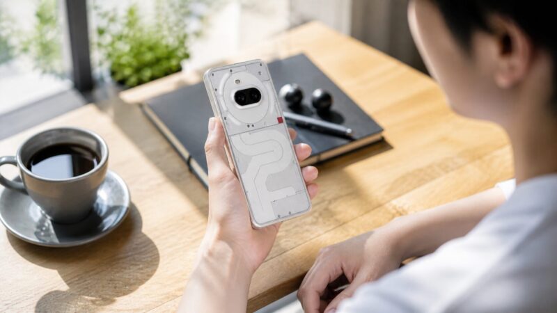 Nothing Phone 3aを日常使いする様子を表したレビュー総評向けイメージ