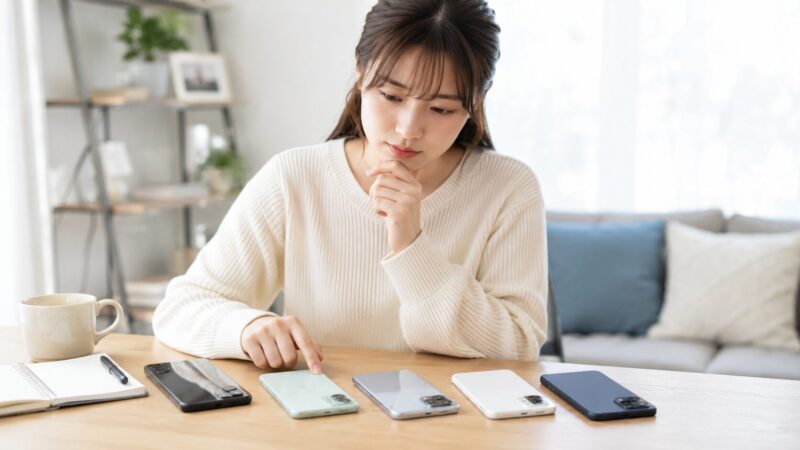 POCO M8 5Gと比較候補を用途別に選ぶ購入判断イメージ