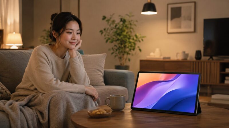 大画面タブレットで動画視聴を楽しむREDMI Pad 2 Proレビュー結論のイメージ