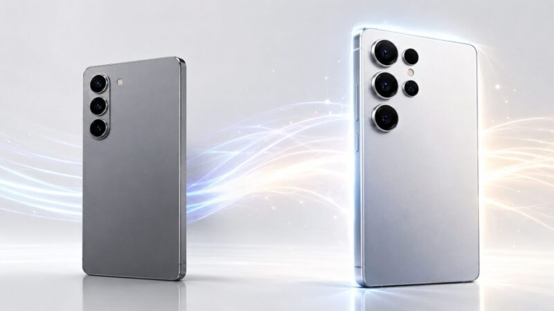 Galaxy S25からGalaxy S26への進化を比較する新旧スマートフォン