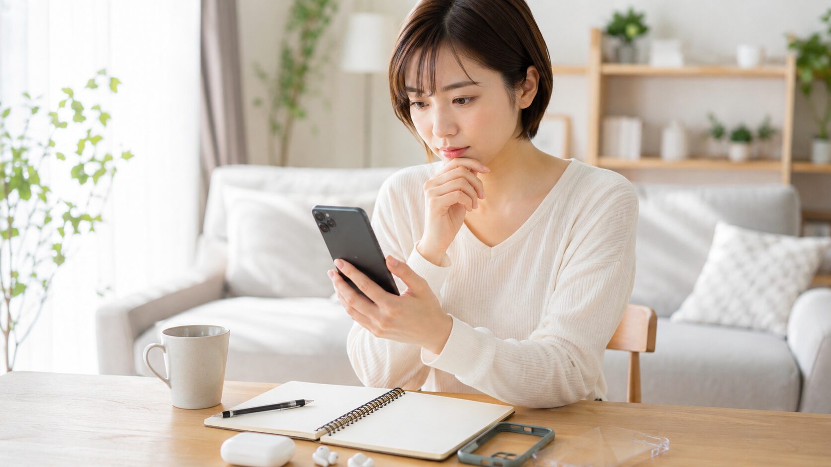 Xiaomi 15T Proを購入前に確認する日本人女性のレビューイメージ