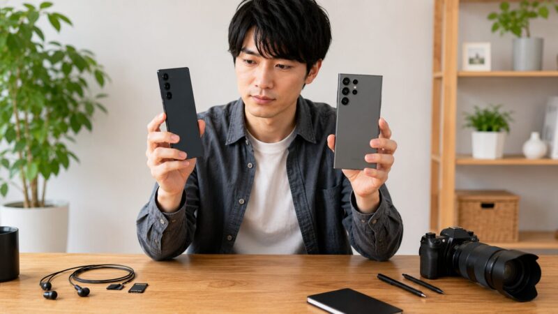 Xperia風スマホとUltra系大画面スマホを比較して選ぶ日本人男性