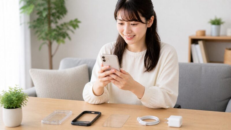 iPhone17を購入候補として前向きに検討する日本人女性