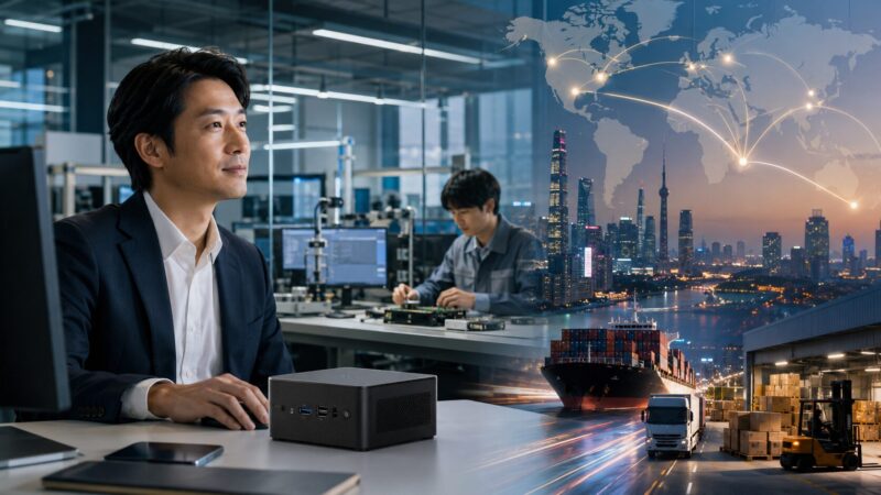 アジア発のグローバル系ミニPCブランドをイメージした研究開発と販売体制