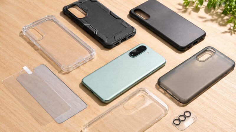 POCO M8 5G用ケースや保護フィルムを選ぶためのアクセサリーイメージ