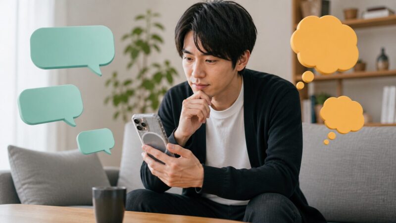 Nothing Phoneシリーズの評判を確認する日本人男性のレビューイメージ