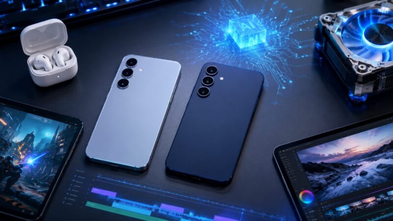 Galaxy S25とS26の処理性能やAI性能の差を確認するイメージ