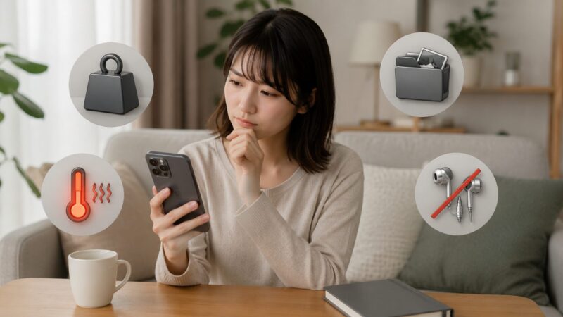Xiaomi 15T Proの重さや発熱などのデメリットを確認するイメージ