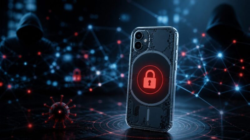 Nothing Phone利用時にバックドアやマルウェア対策を意識するイメージ