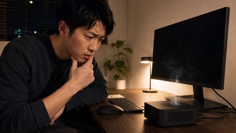 発熱やファン音などミニPCの悪い評判を確認する日本人ユーザー