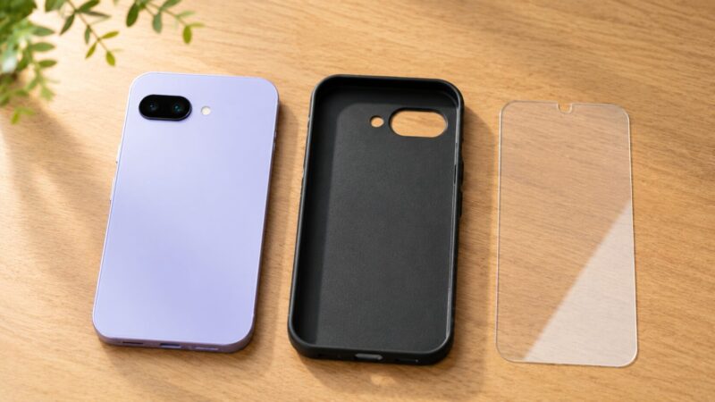 Pixel 9a本体と一緒に用意したいケースとガラスフィルム