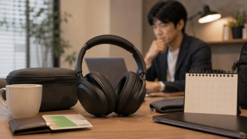 毎日の通勤や仕事で価値を発揮する高級ノイズキャンセリングヘッドホン