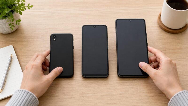 Xperia Ace IIIと後継候補や上位機種を比較して選ぶイメージ