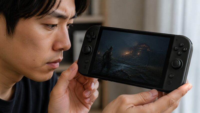 PSP-3000の液晶で横線やスキャンラインを確認する中古購入前チェック
