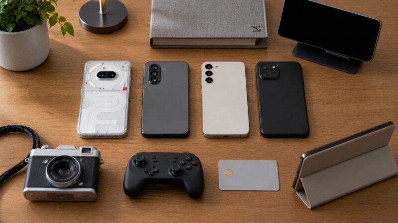 　Nothing Phone 3aと競合スマホを用途別に比較して選ぶためのイメージ