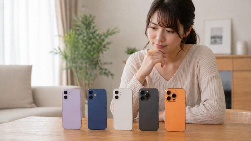 　iPhone 17とiPhone 17 Proの人気カラーを比較して選ぶイメージ画像
