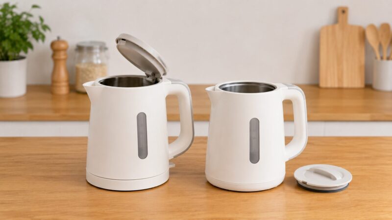 蓋が本体に残るタイプと蓋が取れるタイプの違い