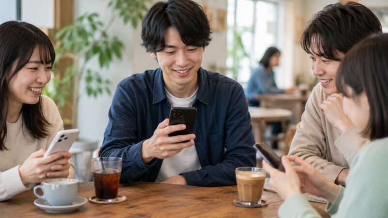 Galaxyを使うことが恥ずかしいのかを考える日本人のスマホ利用シーン