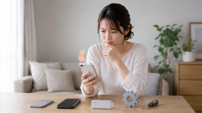 Galaxyを二度と買わない理由を整理して悩む日本人女性