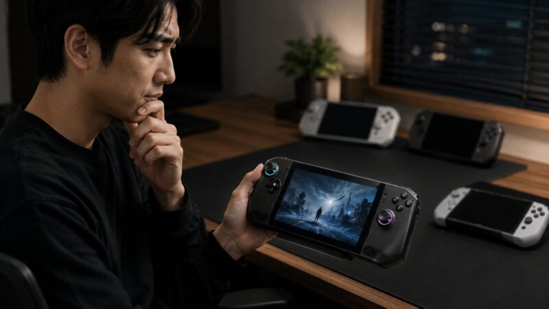 MSI Clawが不人気と言われる理由を示す携帯型ゲーム機比較のイメージ