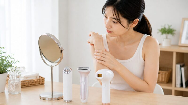 ランキングより肌質と目的に合わせてムダ毛ケア用品を選ぶ日本人女性