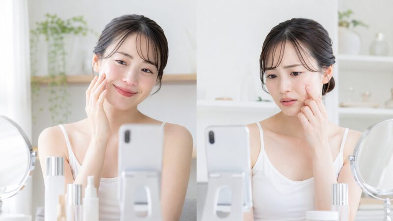 美顔器の口コミで見られる満足感と不満を比較する日本人女性