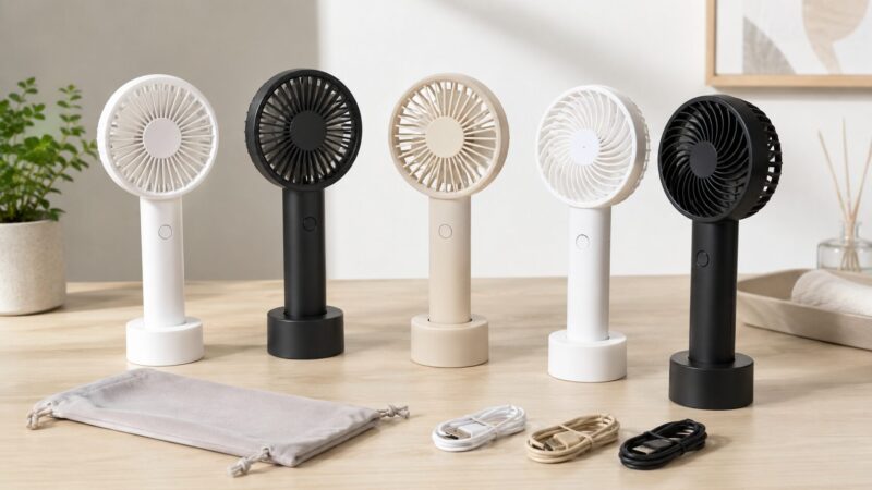 安全対策を確認して選びたいハンディファンの商品例